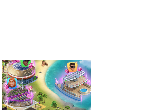 Play with friends! Visit their island and help eachother out!